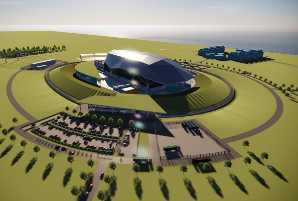 劳斯莱斯小型模块化反应堆的计算机生成图像