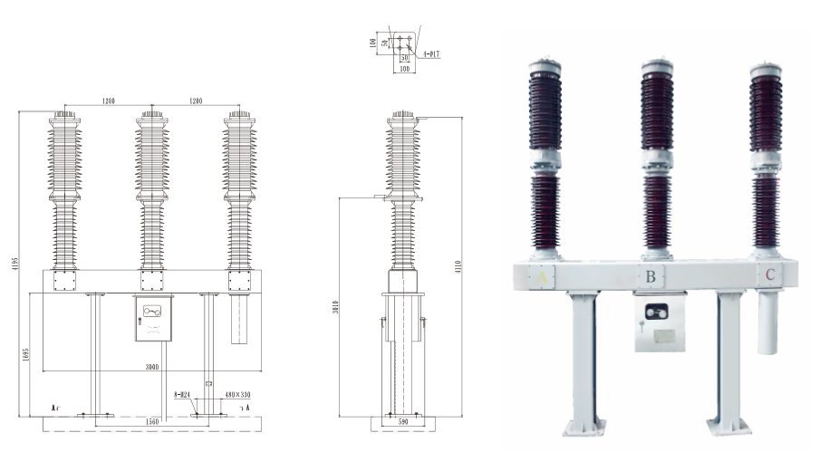 ZW□-126 Vakuum-Leistungsschalter für den Außenbereich