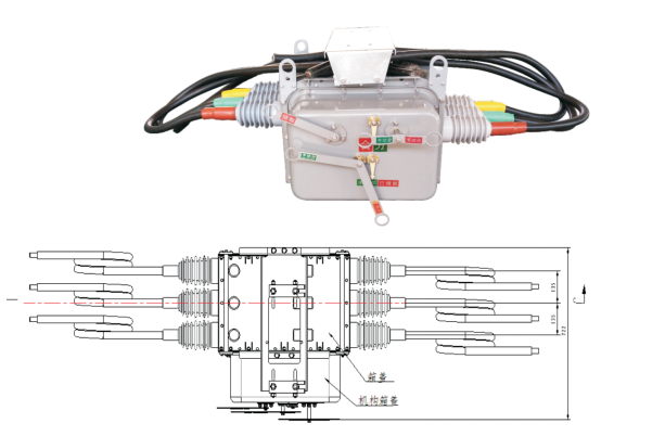 ZW62-12 Integrierter Primär- und Sekundär-Mastleistungsschalter