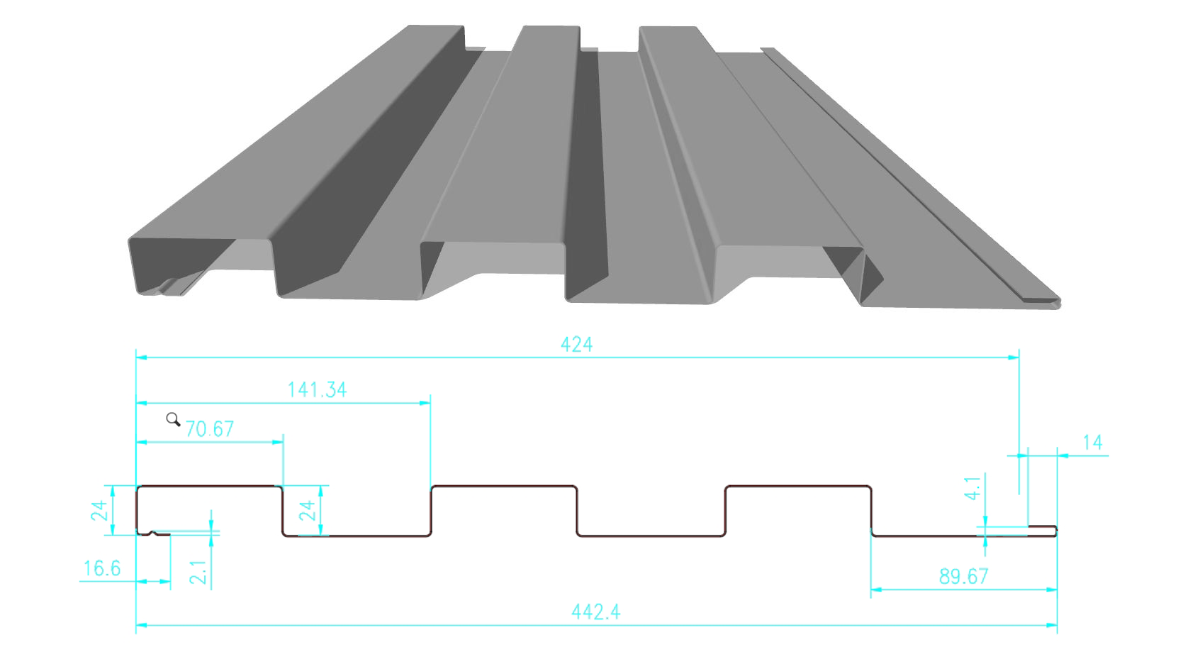 金属外墙长城板