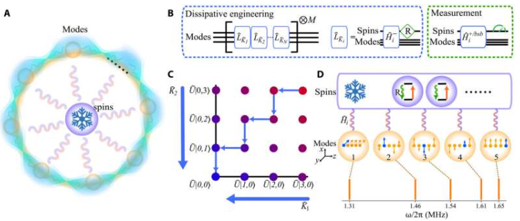 通过耗散工程实现可编程多模纠缠生成