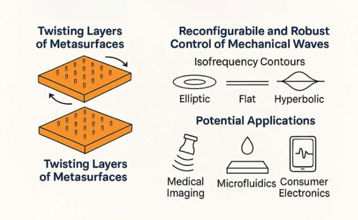 研究人员利用扭曲表面来操纵机械波,从而为成像、电子和传感器等新技术赋能