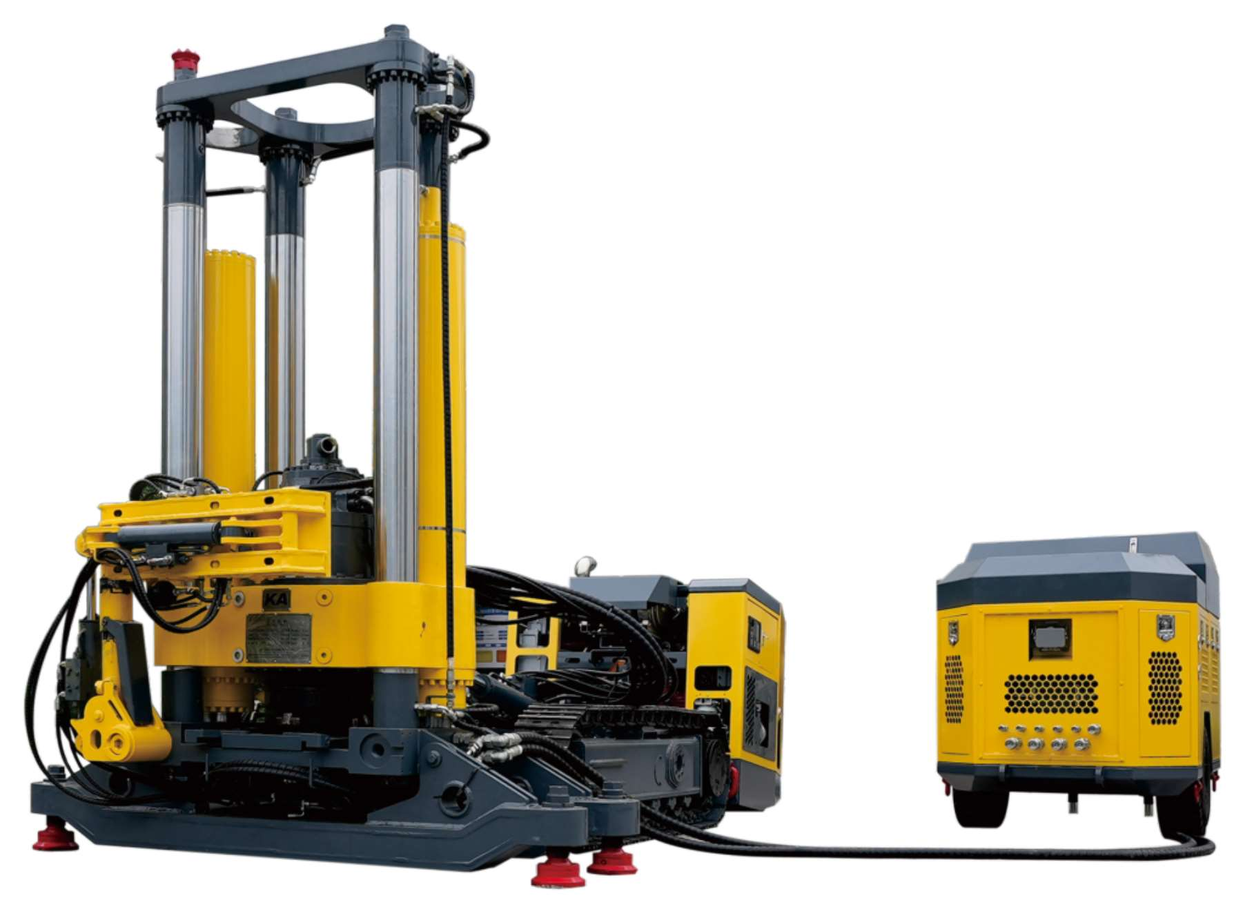 Perfuradora de Poços Verticais com Inclinação Suave