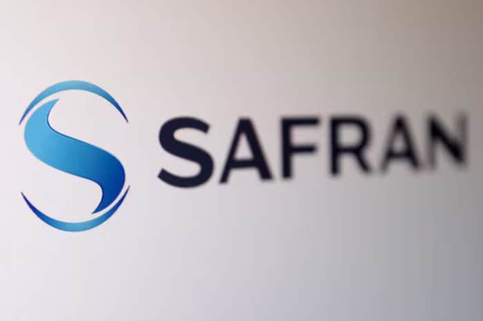 这张插图拍摄于 2025 年 7 月 26 日，图中显示了赛峰集团的标识。