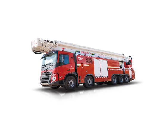 举高喷射消防车