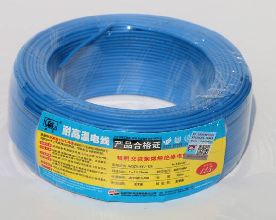 Hochtemperaturbeständiger, flammhemmender Draht bis 125 °C