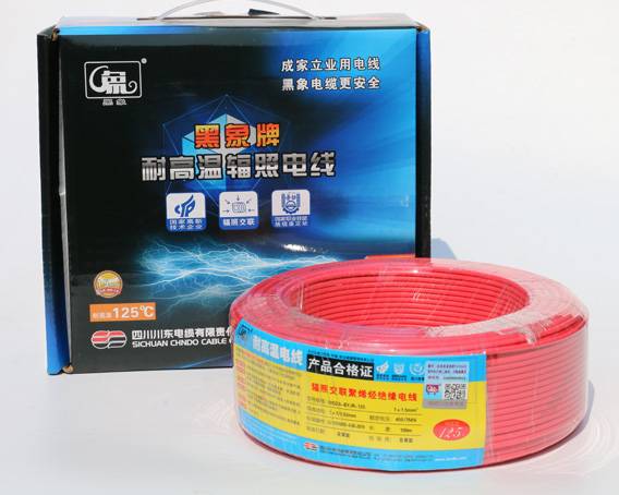 Hochtemperaturbeständiger, flammhemmender Draht bis 125 °C