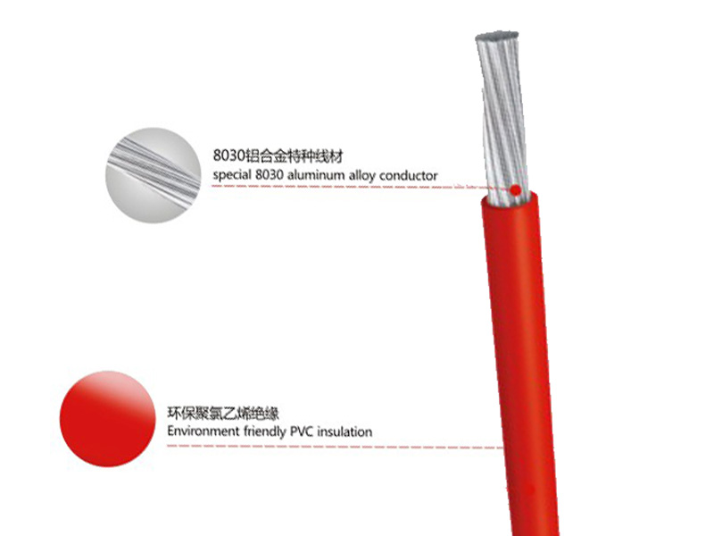 Nennspannung 450 V, 750 V, Aluminiumlegierungsleiter, umweltfreundliche PVC-Isolierung