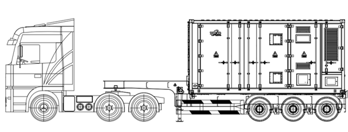 3340kWh Sistema Móvel de Supercarregamento TD-MEESS-500kW-3343kWh-L2-C1