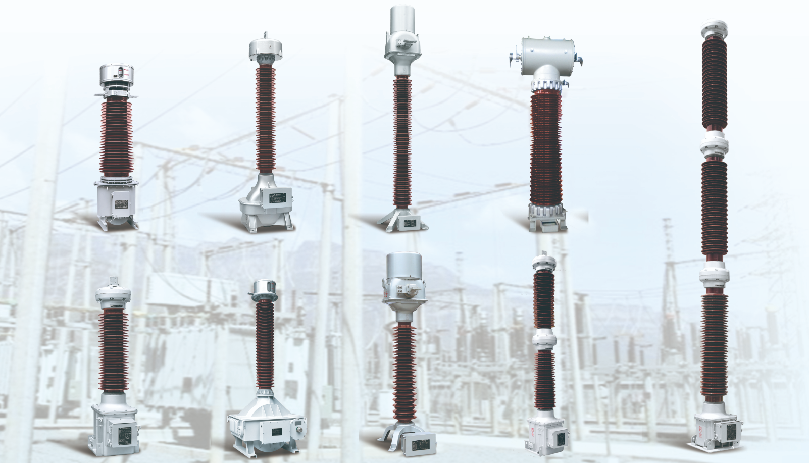 محول تيار وجهد عالي الضغط (عزل زيتي)