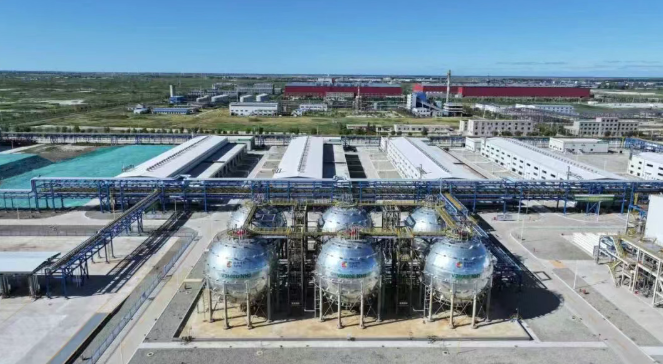 国家电投大安风光制绿氢合成氨一体化项目储氨罐