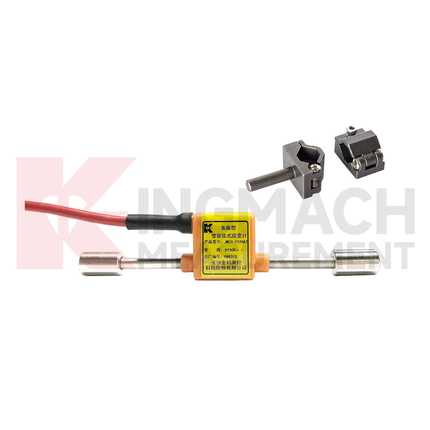 Surface-mounted Intelligent Vibrating Wire Strain Gauge