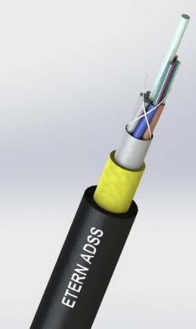 Fibra óptica aérea auto-suportada ADSS