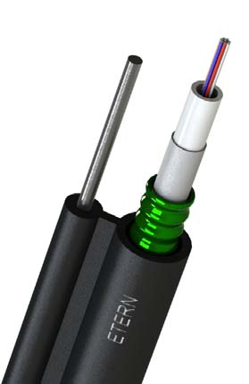 Fibra óptica aérea auto-suportada GYXHTC8S