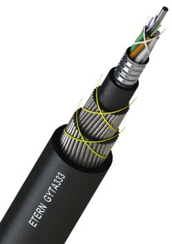 Fibra óptica subaquática GYTA333/GYTS333