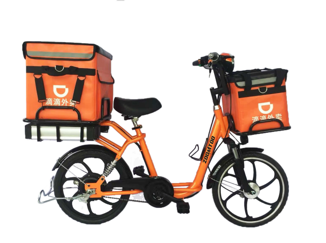 Motocicleta de Entrega com Duas Baterias