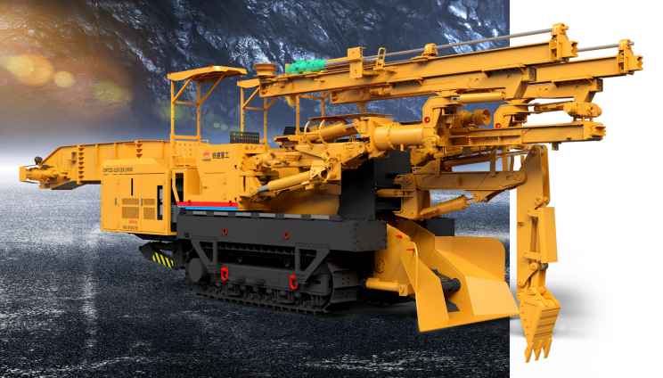 Grupo de perforación y carga para galerías de roca en minas de carbón