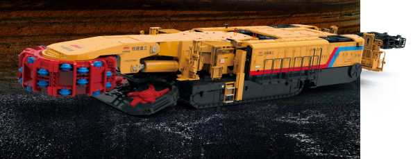 Tuneladora de roca tipo rodillo