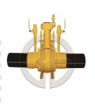 Vergrabenes, verlängertes Spindel-Vollschweiß-Kugelventil