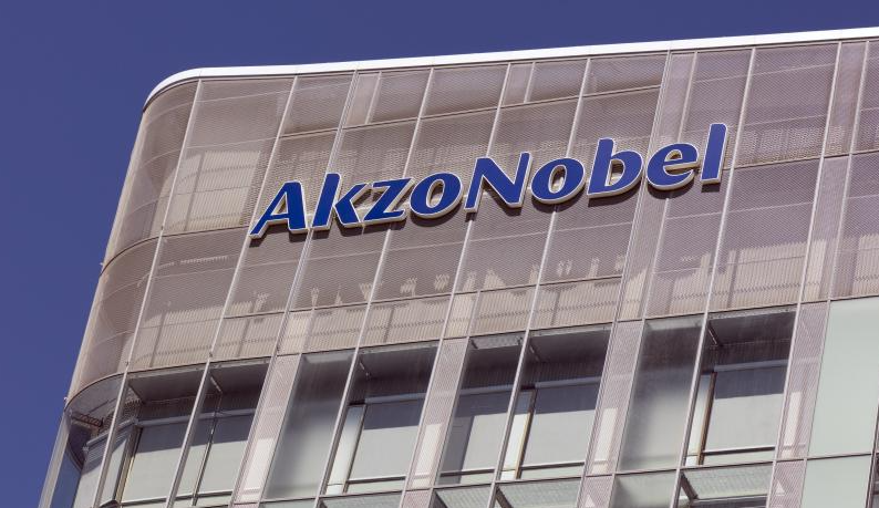 阿克苏诺贝尔位于阿姆斯特丹的总部大楼外观。