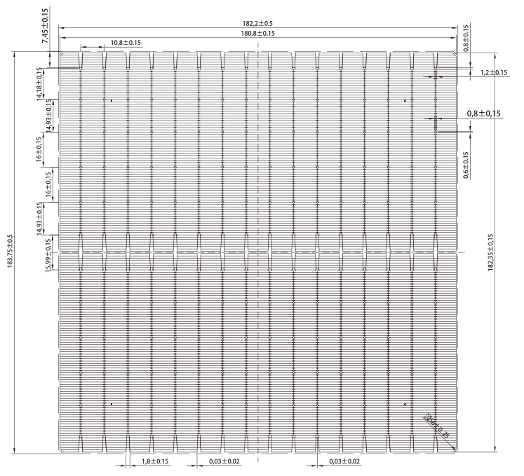 N-Type TOPCon Double-sided Cell HG183