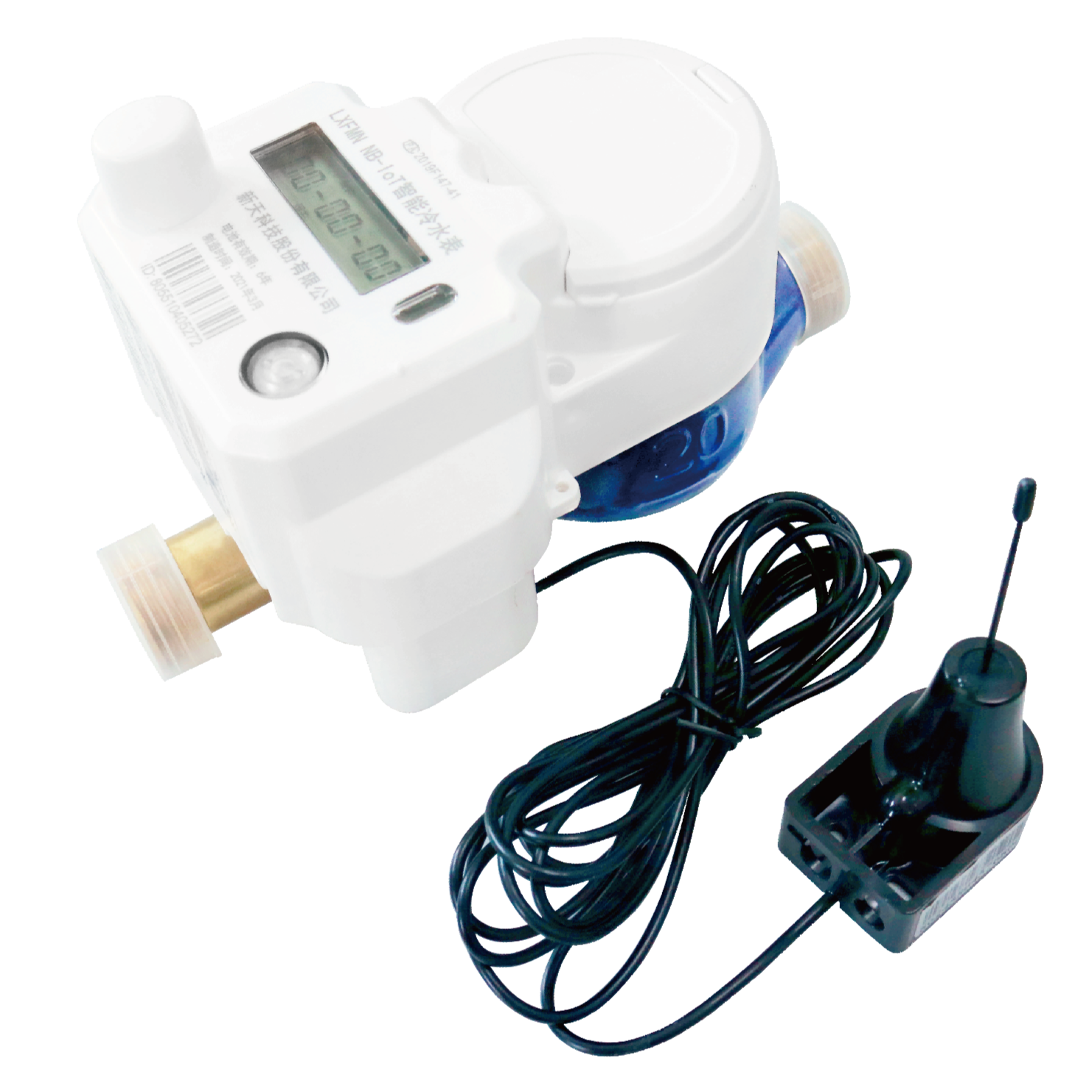 Hidrômetro com válvula de efeito magnetorresistivo NB-IoT/4G (antena externa)