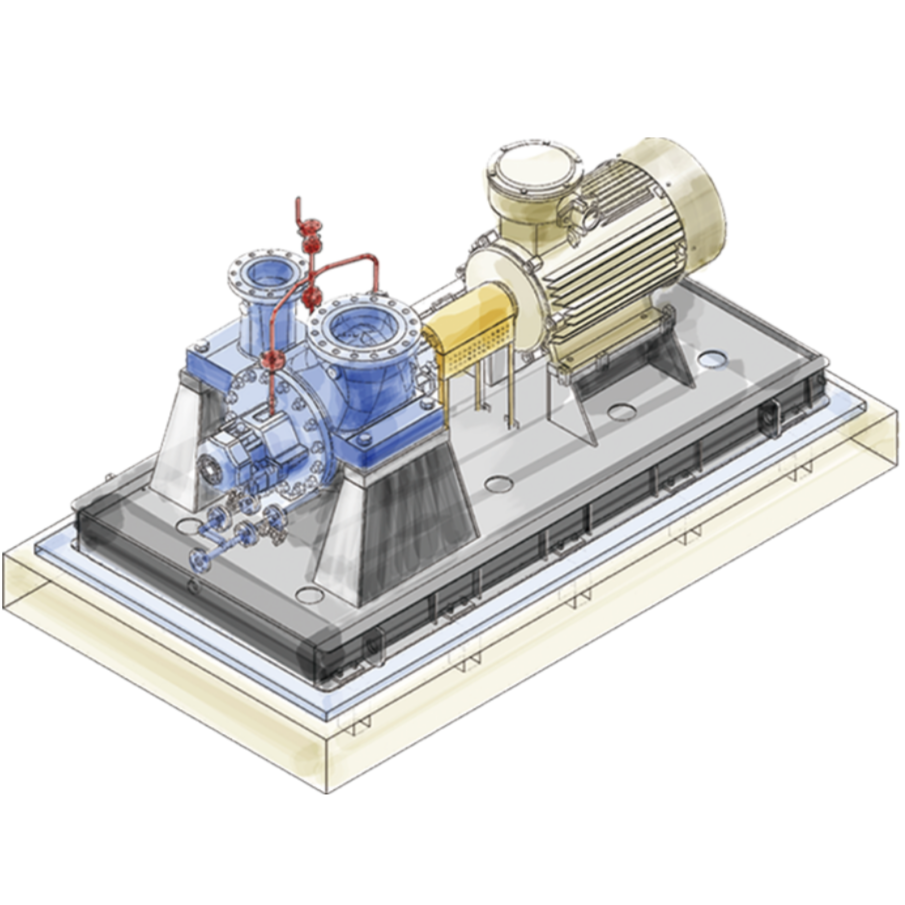 两端支撑轴承离心泵 BB2Type-HDL（单级）