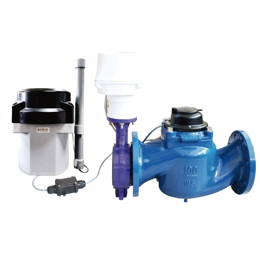 Hidrômetro mecânico de grande diâmetro NB-IoT/4G (com válvula)