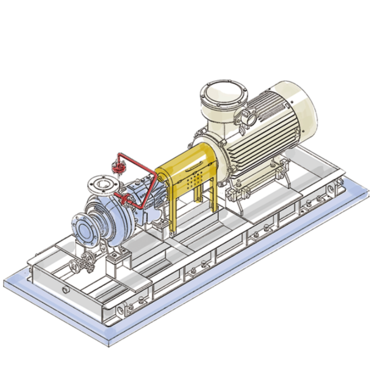 单级泵端吸离心泵 OH1Type-HHF