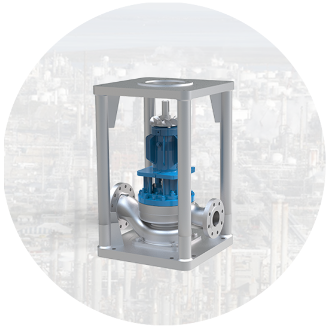 单级泵端吸离心泵 OH3Type-HHV（5.1 MPa）