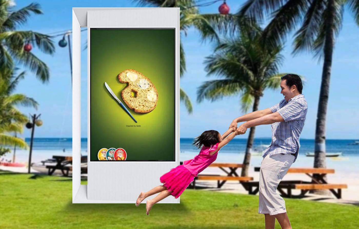 户外立式广告机