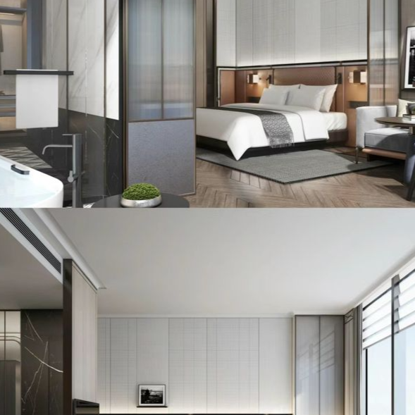 欧式风格酒店房间设计