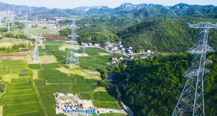 Ligne de transport UHV CC ±1100 kV Changji-Guquan