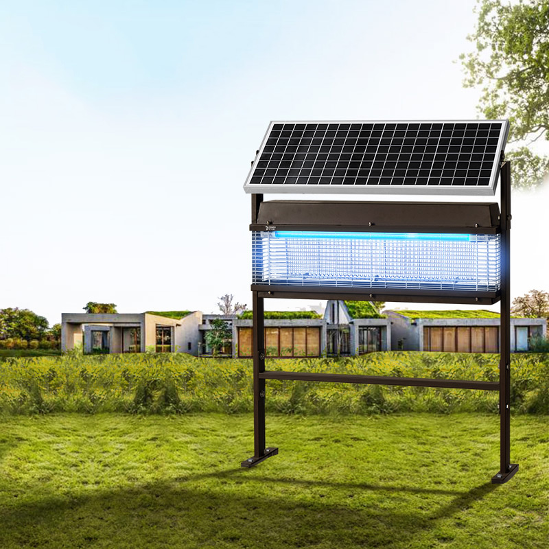 Energy Saving 365nm 395nm LED UV trap Mosquito Solar Bug Zapper Lamp for Home Garden