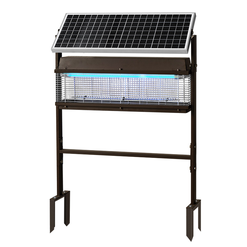 Energy Saving 365nm 395nm LED UV trap Mosquito Solar Bug Zapper Lamp for Home Garden