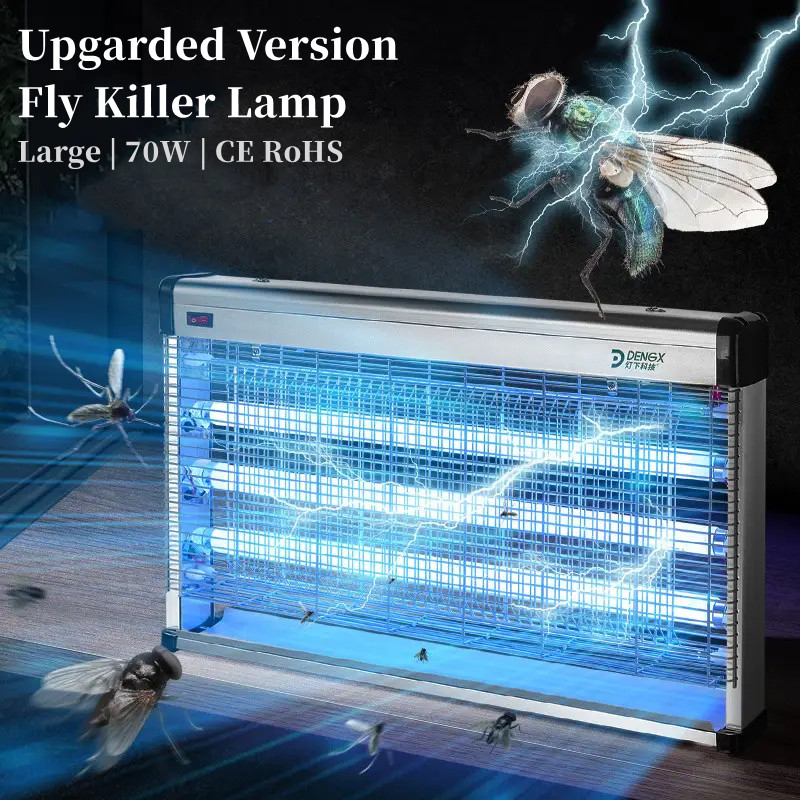 Indoor Use Aluminum UV Blue Light Trap Electric Mosquito Fly Killer Lamp for Pest Control