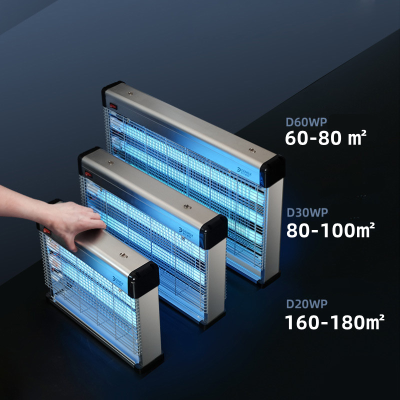 Indoor Use Aluminum UV Blue Light Trap Electric Mosquito Fly Killer Lamp for Pest Control