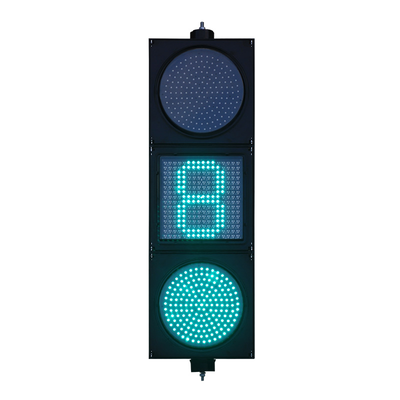 点光源红黄绿满盘（带点阵倒计时）交通信号灯