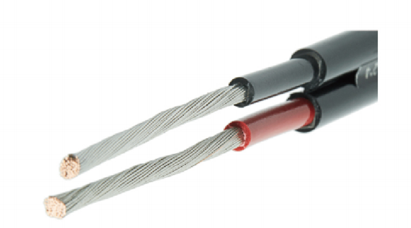 Cabo Flexível DC de Dois Núcleos Destacáveis para Sistema Fotovoltaico