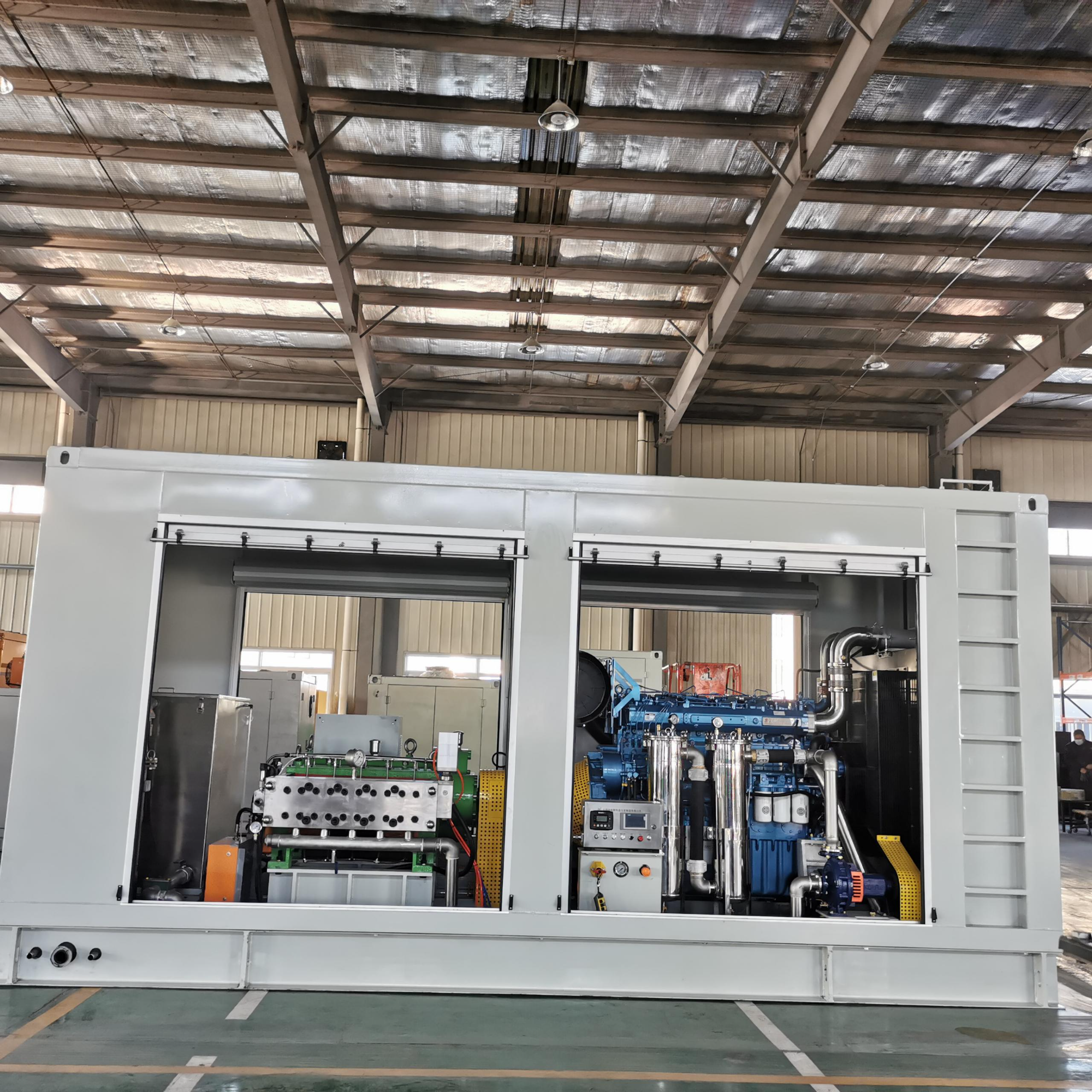 High - pressure power pump for tunnel's grouting strengthening