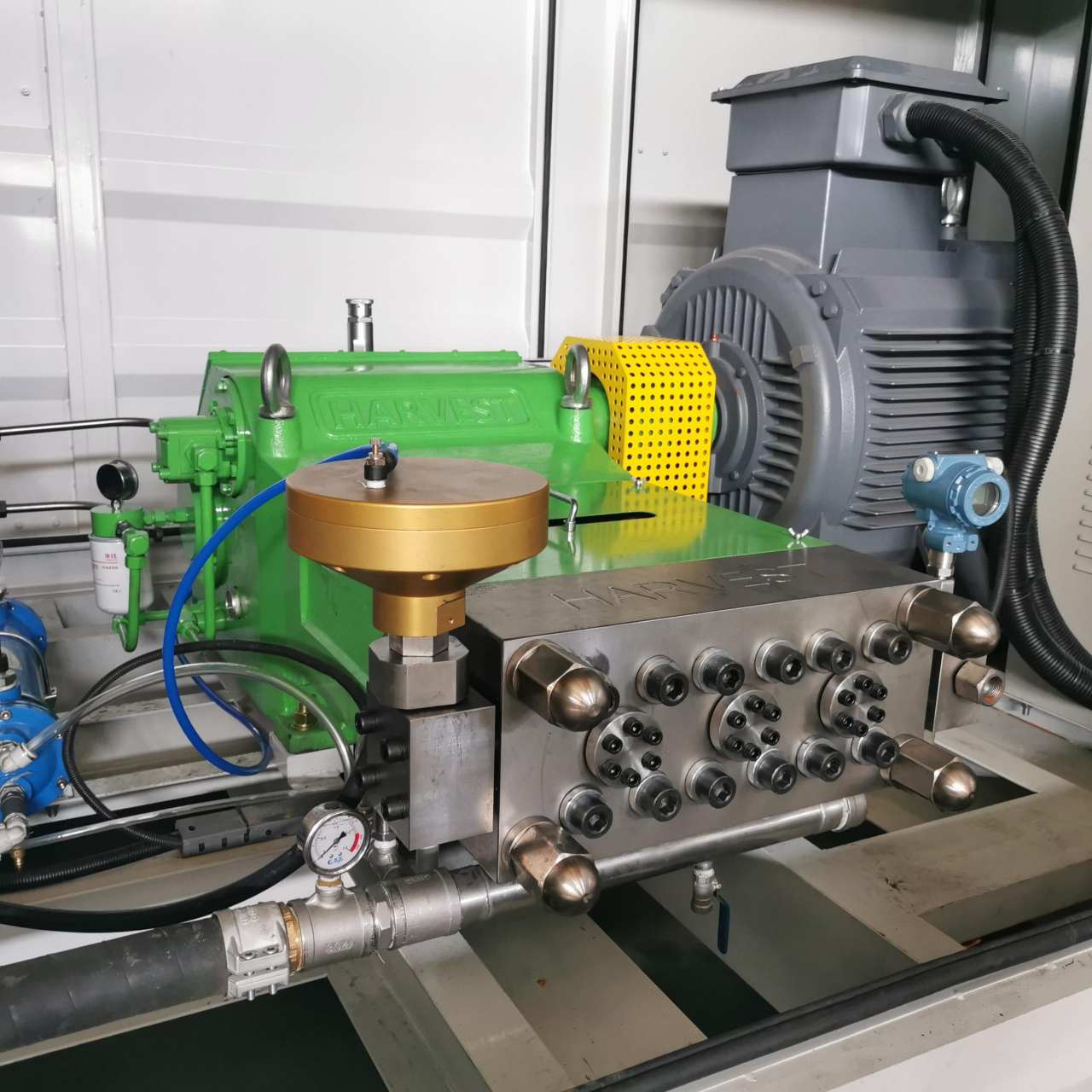 High Pressure Plunger Pump with Durable Cemented Carbide Plungers for Jet Cleaning