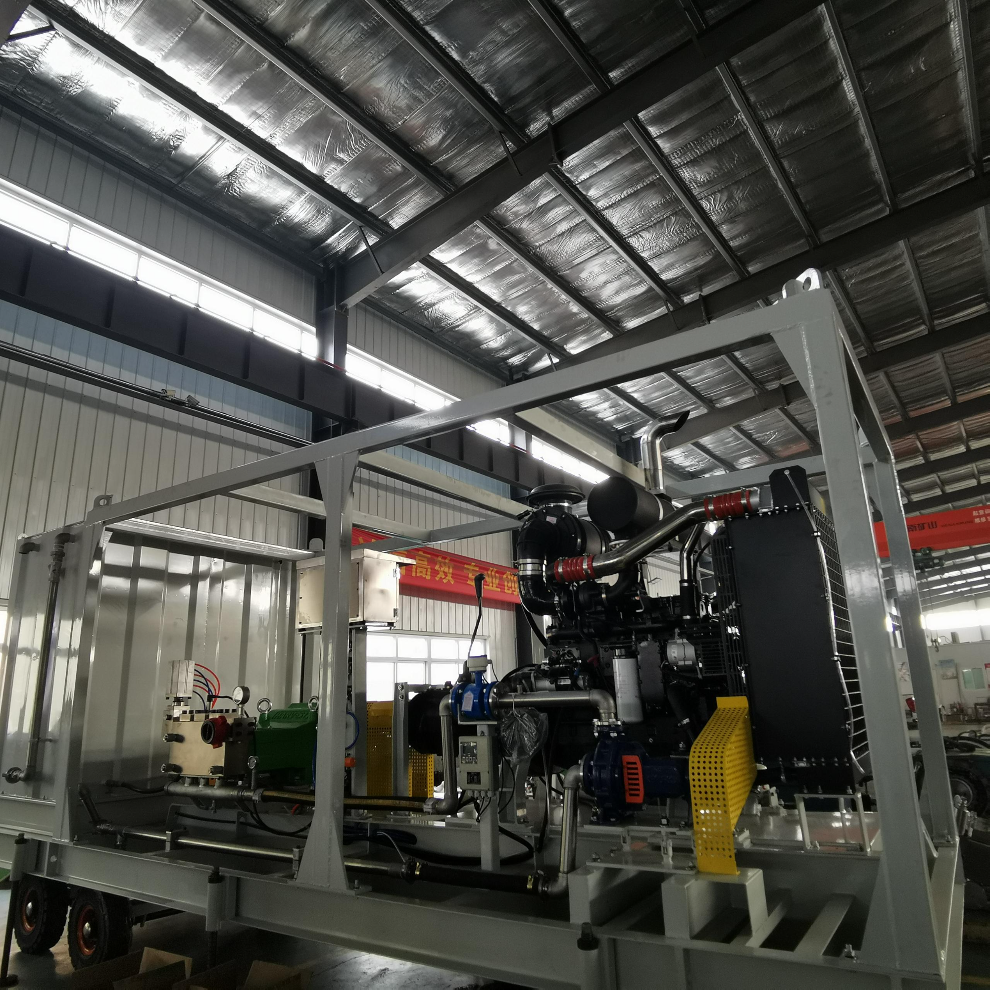 High Pressure Plunger Pump for Evaporator Cleaning in Industrial Settings