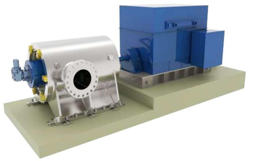 High Speed Natural Gas Pipeline Compressor