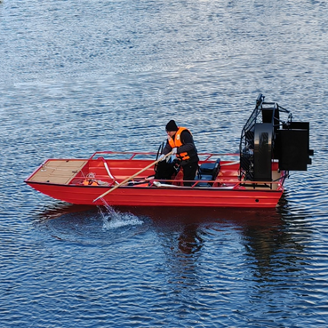 铝合金风扇空气动力沼泽两栖船