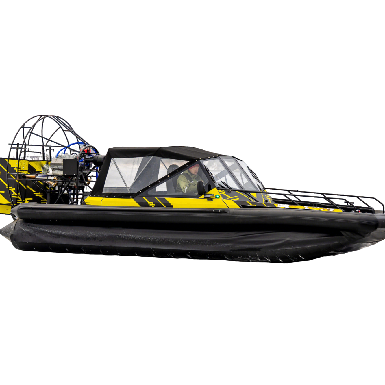 airboat复合材质空气动力浅水冰雪两栖船hovercraft