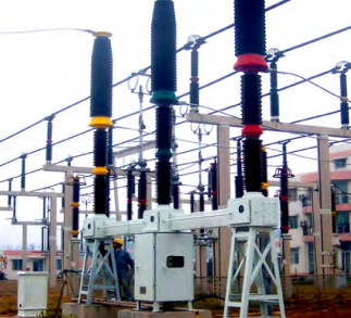 高压交流六氟化硫瓷柱式断路器