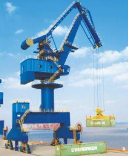 Grúa Pórtico de Doble Cuatro Barrales