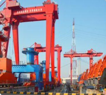 Grúa Pórtico Pesada para Montaje
