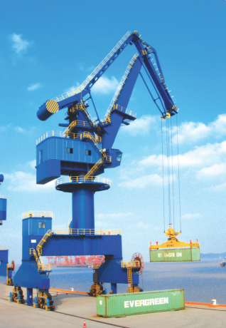 Grúa Pórtico Pedestal de Doble Cuatro Barrales