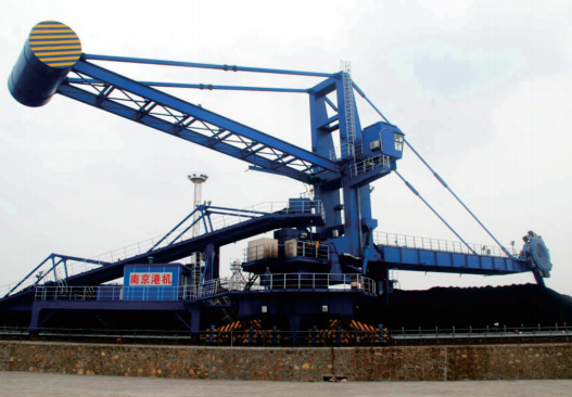 Apilador-Recuperador de Rueda de Cangilones